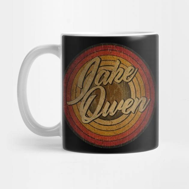 arjunthemaniac,circle vintage retro faded Jake Owen by arjunthemaniac